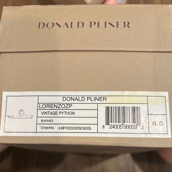 Donald Pliner / Lorenzo Vintage Python Sandal / Classic Luxury Style Sandals - Picture 4 of 7